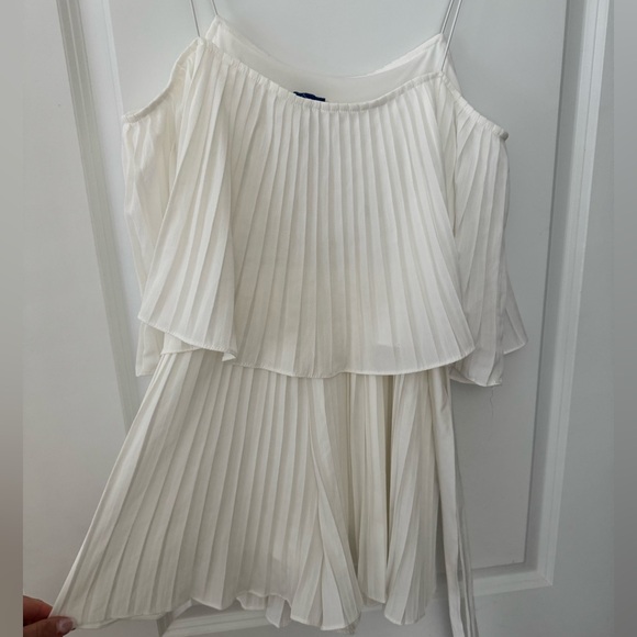 Pleated Chiffon Romper M - Picture 4 of 5